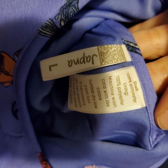 Japna Ladies Size Large Lilac Floral Halter Romper - Picture 4 of 8